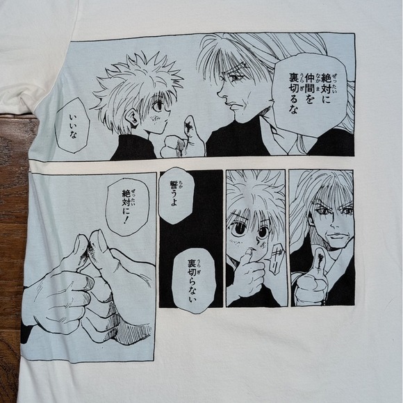 Hunter x Hunter Manga UT Uniqlo T-shirt Size Medium Jump 50th - Picture 2 of 8